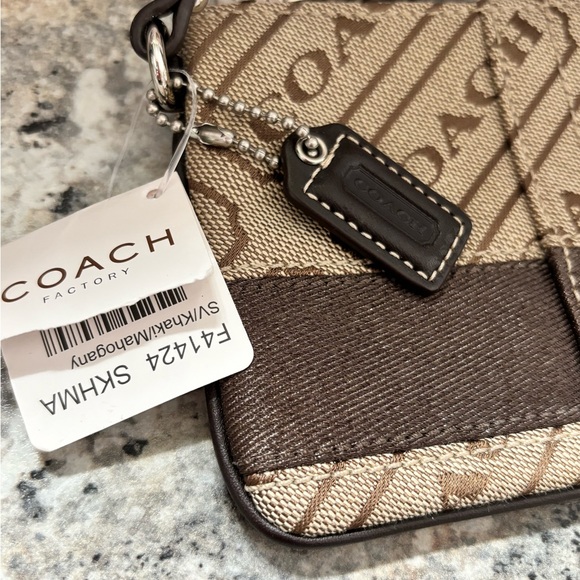 Coach Brown Wristlet Bag - Picture 2 of 5